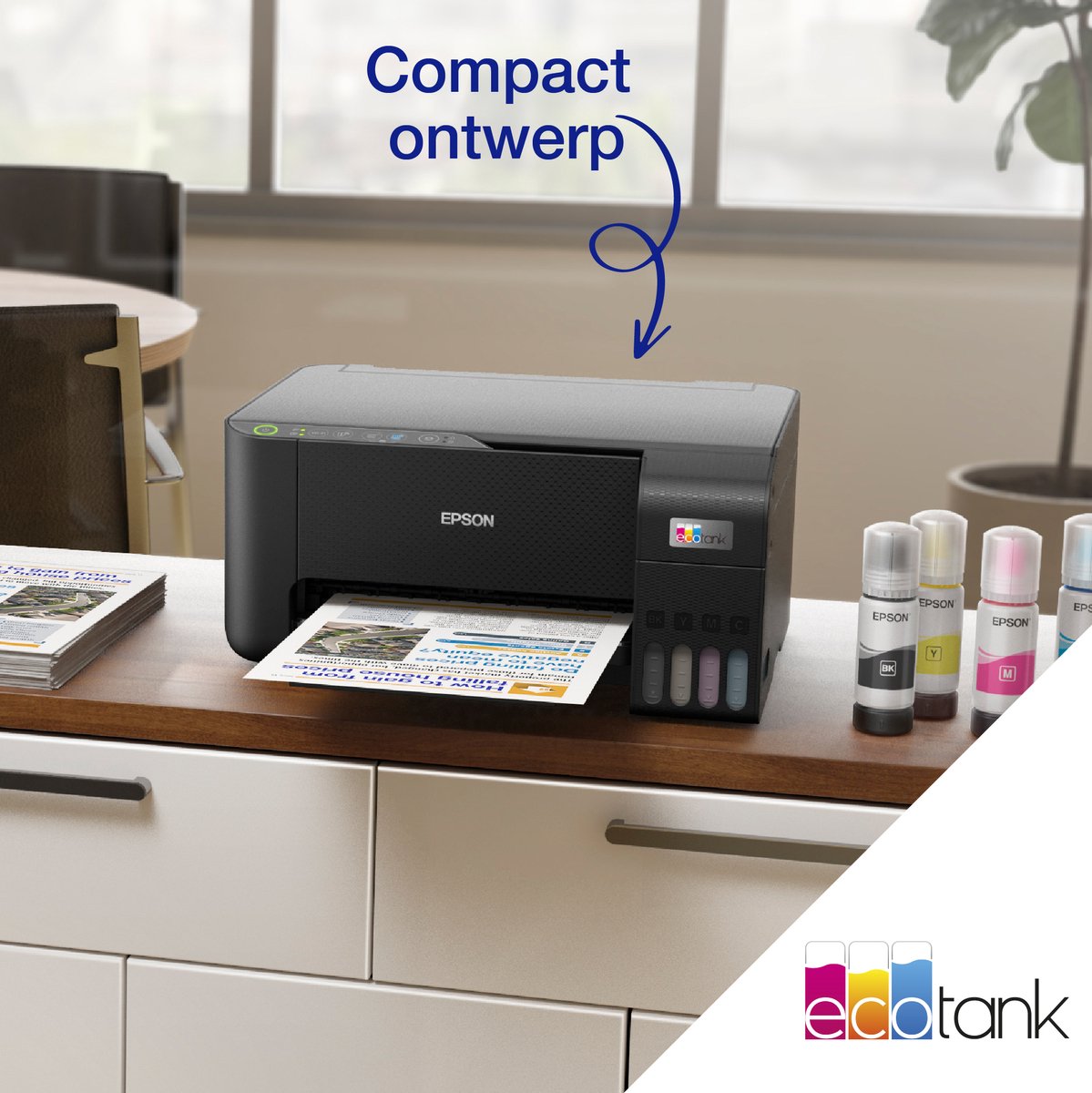 Epson EcoTank ET-2860 - All-in-One Inkttank Printer- Zwart — afbeelding 4