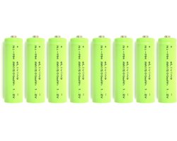 eLiving - Oplaadbare AA batterijen. 1500mAh 1.2V HR6 NiMH - 8 stuks