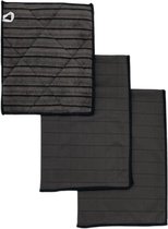 Originele Ferry Shiny World® Black Edition Line Combi-set 2x Polijstdoek + 1x Voorreinigingsdoek | poetsdoek | streeploos | zonder enig reinigingsmiddel | niet goed geld terug garantie | tot 600x uitwasbaar |