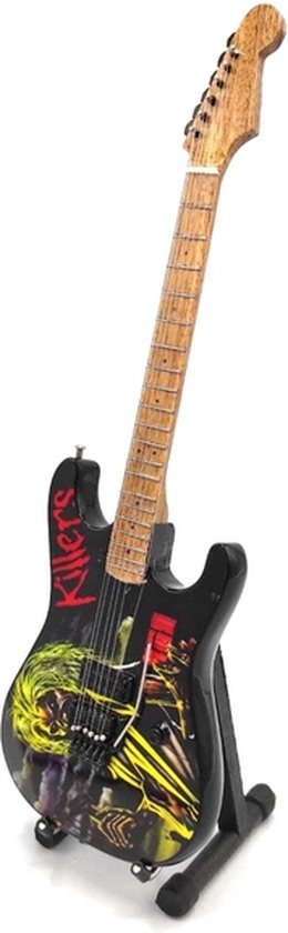 Mini Gitaar iron maiden 25cm Miniature- Guitar-Mini -Guitar- Collectables-decoratie -gitaar-Gift--Kado- miniatuur- instrument-Cadeau-verjaardag