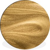 WallCircle - Wandcirkel - Muurcirkel - Goud - Glitter - Abstract - Luxe - Aluminium - Dibond - ⌀ 120 cm - Binnen en Buiten XXL