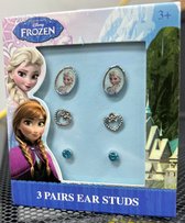 Disney Frozen oorbellen Set van 3 - Kinderjuwelen - Juwelen - Meisjes - Elsa en Anna - Speelgoed