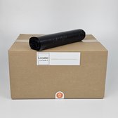 Sac poubelle noir - 240 sacs - 240 litres - LDPE - 120 cm x 135 cm (4 sacs conteneurs familiaux)
