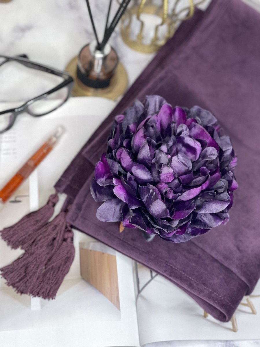 Home perfume handmade flower decoration burgundy grape scented room parfum scent