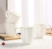 Koffiemok set/mok – Moderne keramische matte mok – Grote koffiemok