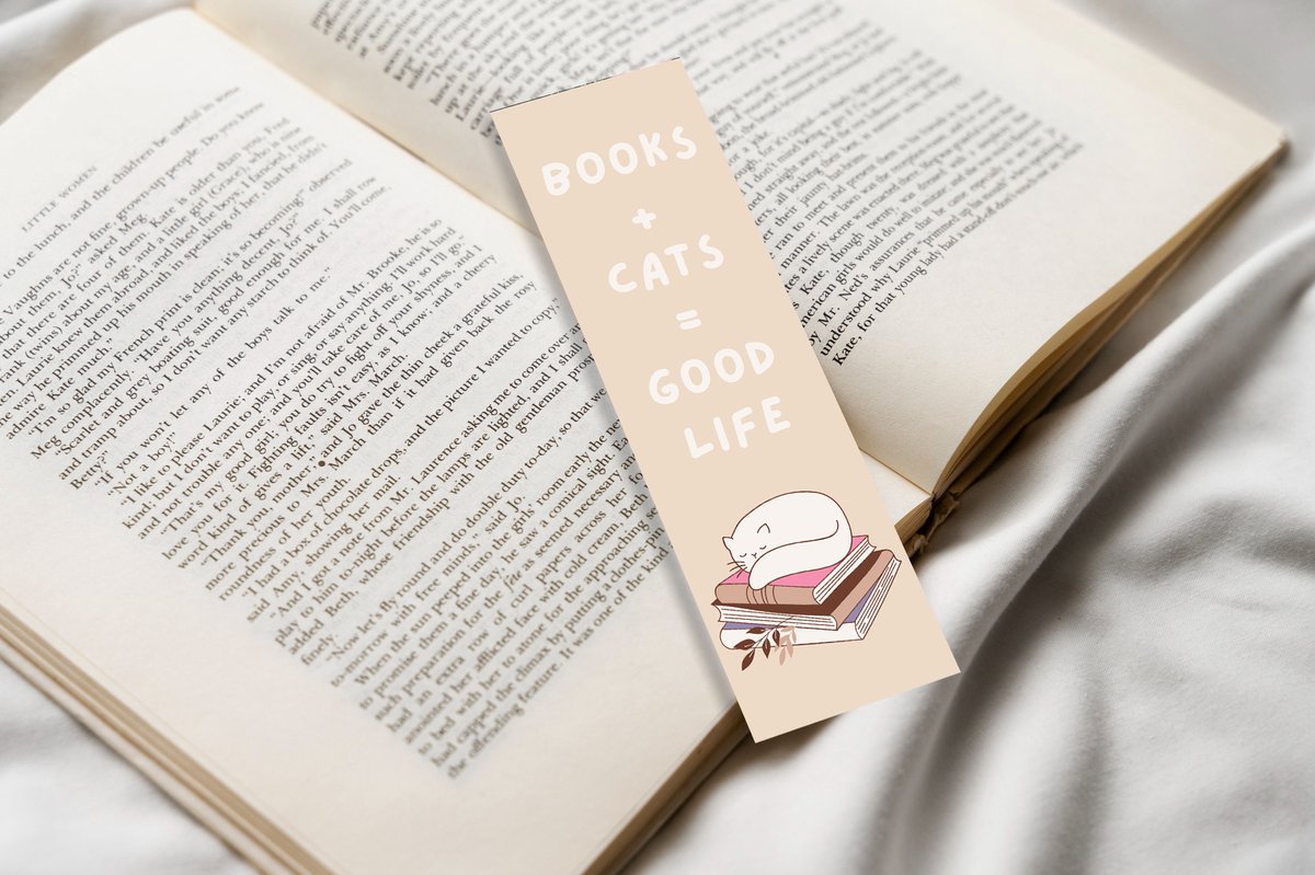Katten boekenlegger - Dubbelzijdig gedrukt