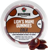 MushroomBakehouse - Lion's Mane Gummies - 200mg - Cola