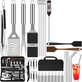 Barbecue Accessoires Set – Grillset - Barbecue Bestek - 30 stuks