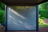 Novum Mirador Pull Down Side Screen - 3,6M - Anthracite - Écran latéral pour couverture de terrasse Mirador - Pour plus d'intimité, d'abri et d'ombre sous votre auvent
