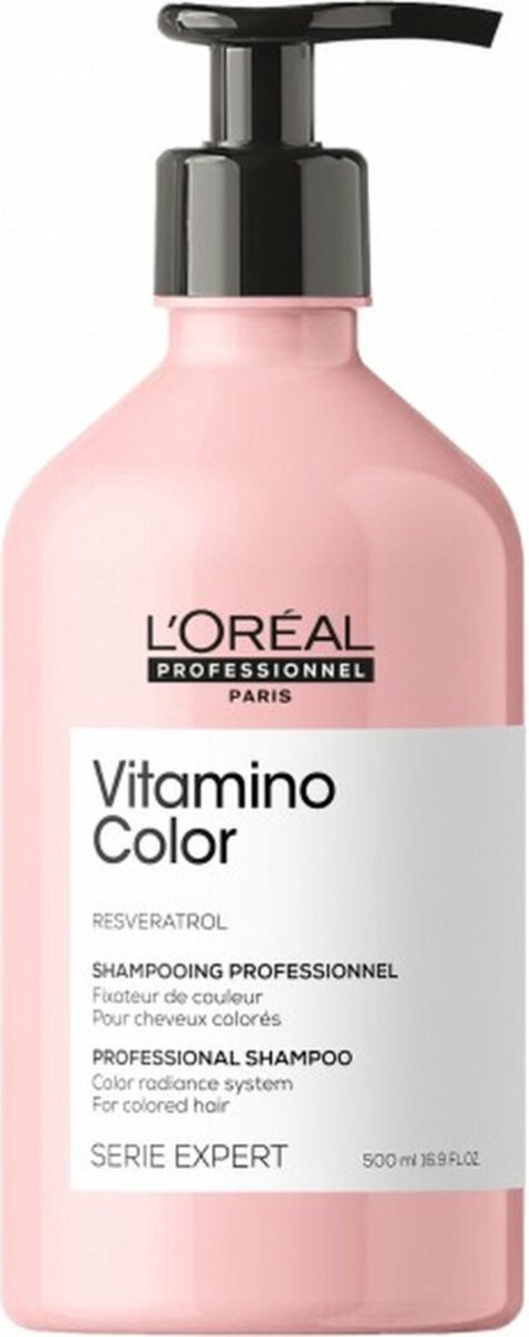 L’Oréal Professionnel Vitamino Color Shampoo – Kleurbeschermende shampoo voor gekleurd haar – Serie Expert – 500 ml