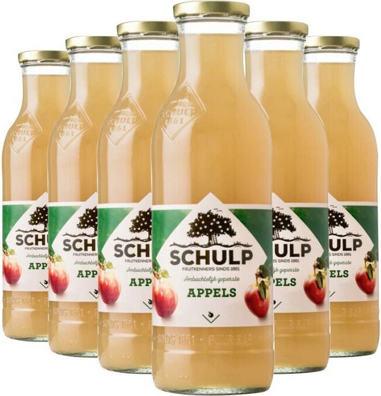 Schulp Appelsap Ambachtelijk 6 x 0,75 liter