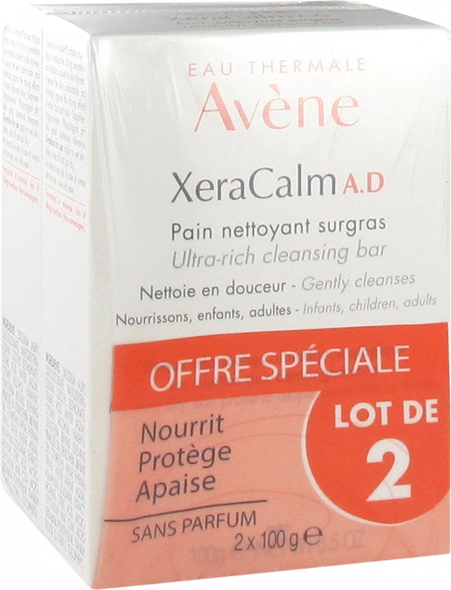 Goedkoopste Avène XeraCalm AD Supervette Reinigingsreep Set van 2 x 100 g