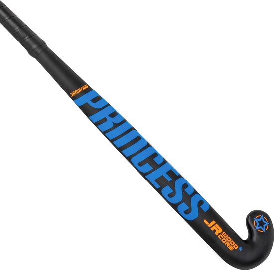 Princess Woodcore Hout Junior - Hockeysticks - Black/Blue