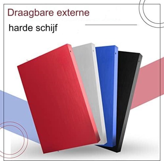 Harde schijf extern - 320 GB - Rood — afbeelding 5