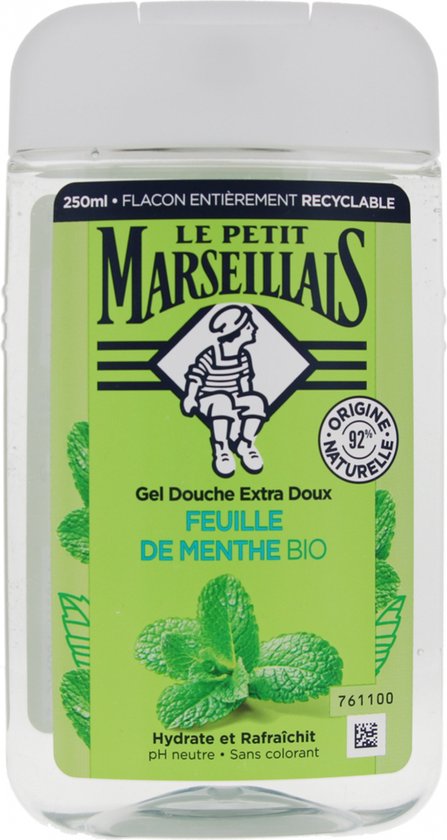 Le Petit Marseillais Extra Milde Douchegel Biologisch Muntblad 250 ml
