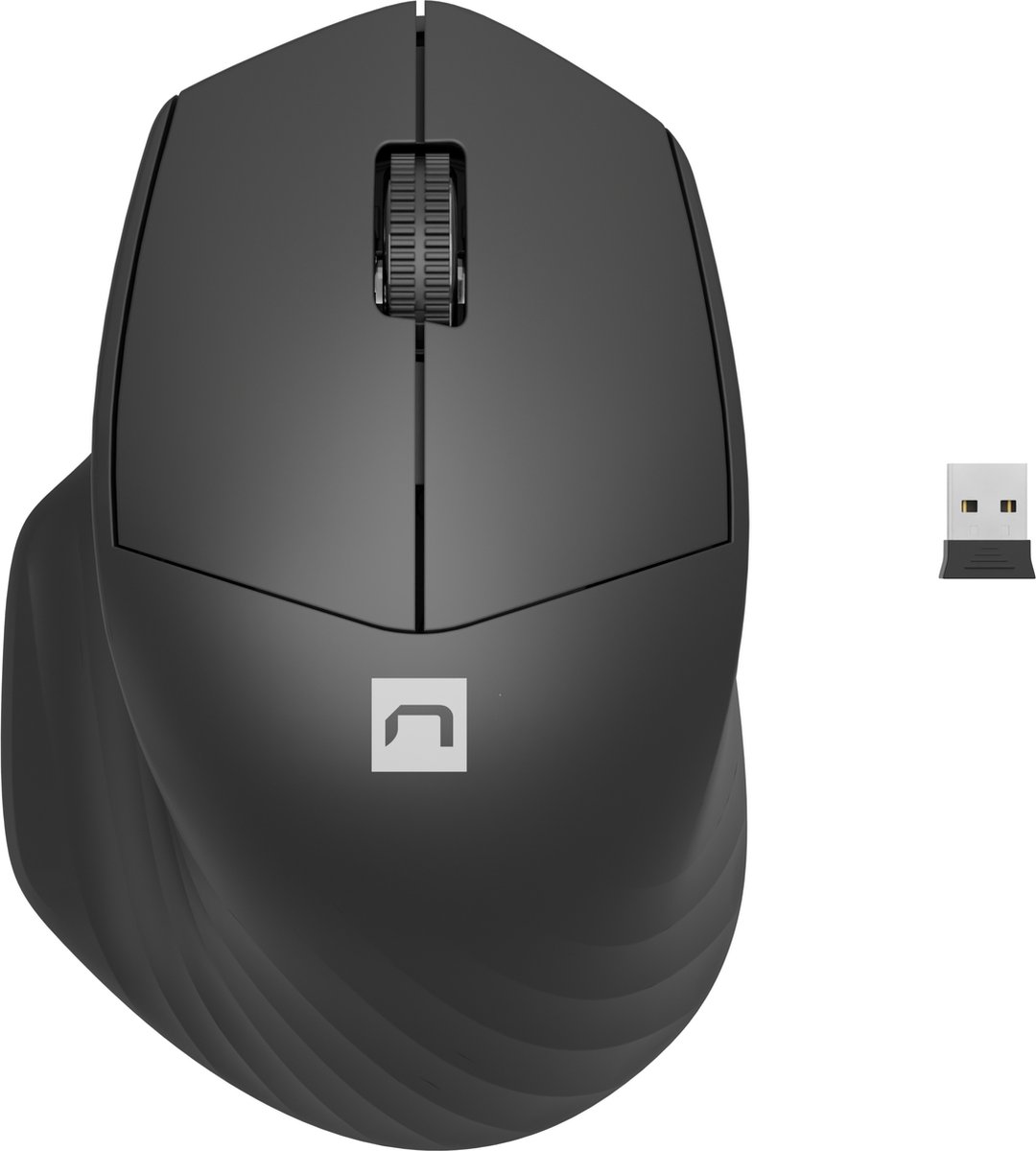 MOUSE NATEC SISKIN 2 WIRELESS 1600DPI BLUETOOTH 5.0 + 2.4GHZ BLACK