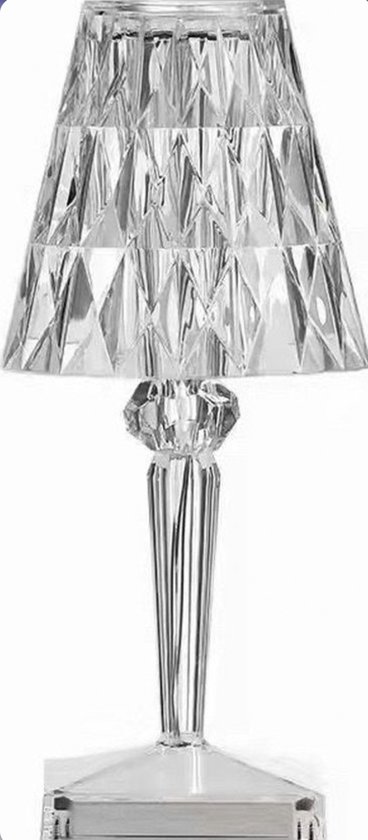 Lampe en cristal - Lampe de table - Fonction variateur - Ambiance - USB