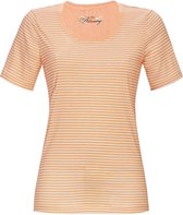 Bloomy pyjamashirt strepen mango - Oranje - Maat - 36