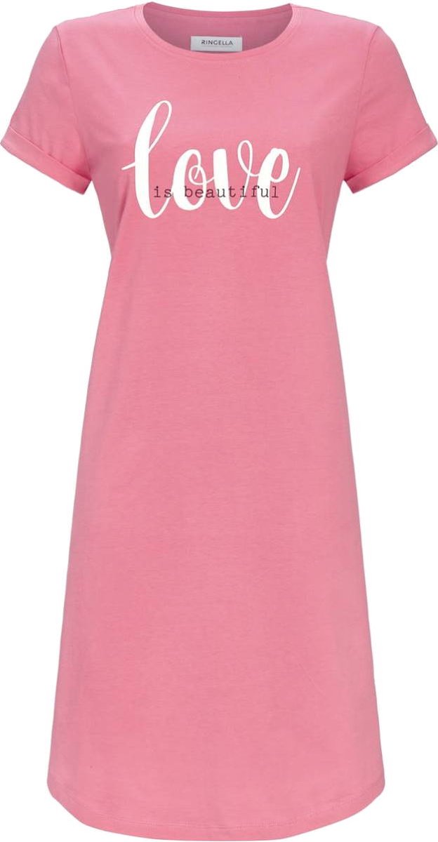 Ringella Roze Ringella nachthemd Love - Roze - Maat - 38