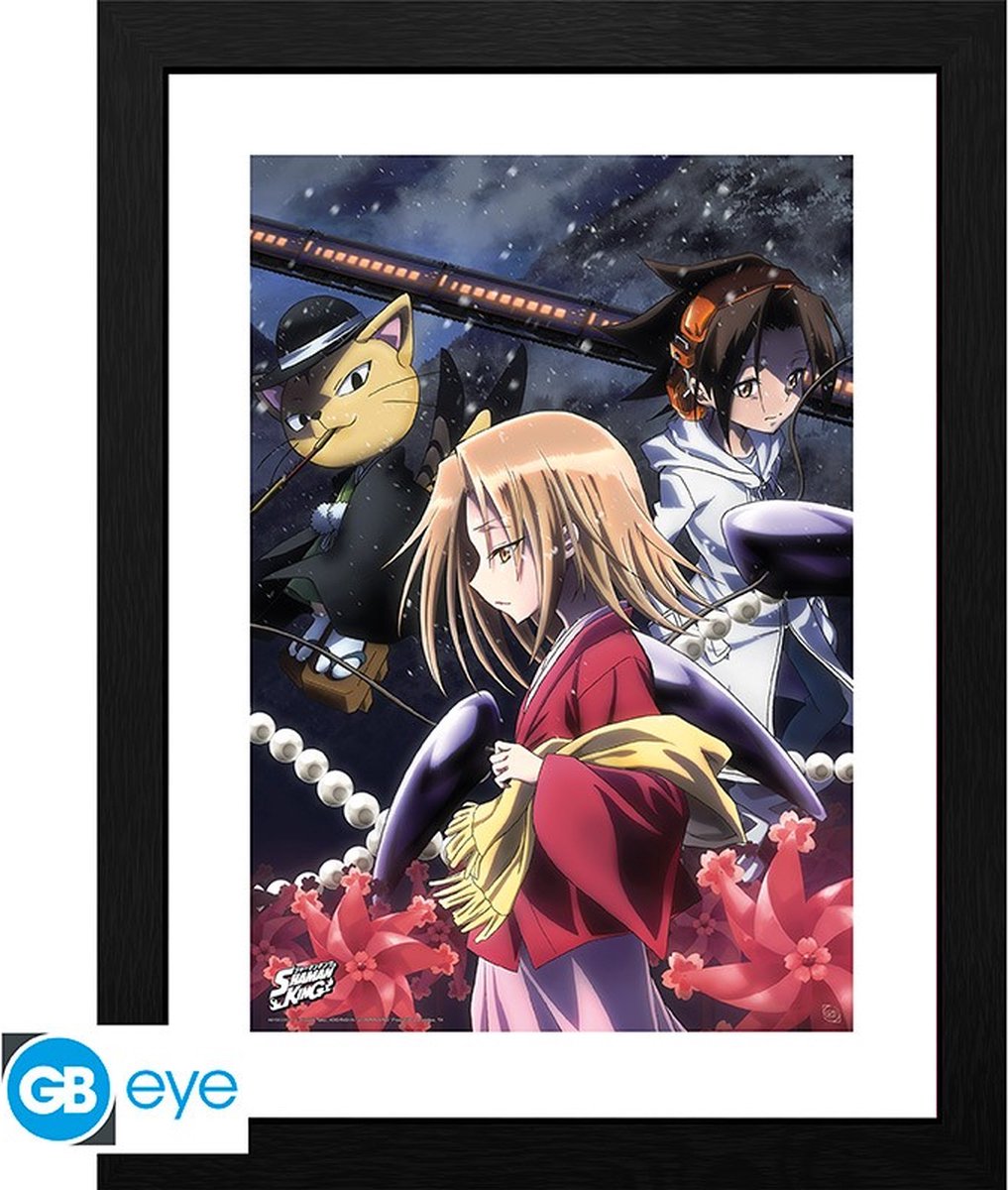 Art Print Shaman King Osore Mount 30x40 cm (inclusief kader)