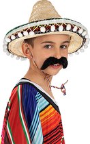 FUNIDELIA Mexicaanse sombrero Hoed voor Kinderen - Bruin