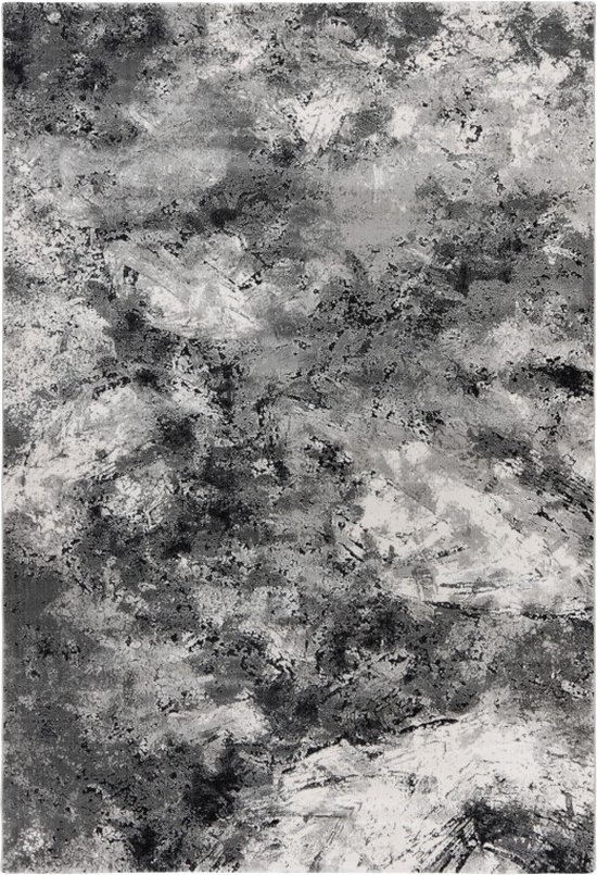 Lalee Pablo | Modern Vloerkleed Laagpolig | Silver | Tapijt | Karpet | Nieuwe Collectie 2024 | Hoogwaardige Kwaliteit | 80x150 cm