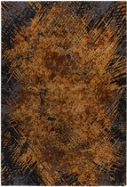 Lalee Pablo | Modern Vloerkleed Laagpolig | Gold | Tapijt | Karpet | Nieuwe Collectie 2024 | Hoogwaardige Kwaliteit | 120x170 cm