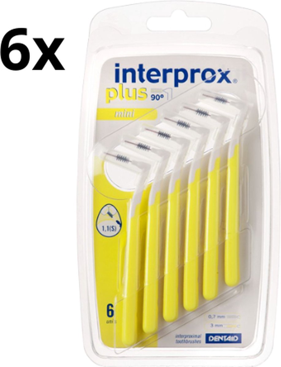 Goedkoopste Interprox Plus Mini - 3mm - 6 x 6 stuks - Voordeelverpakking