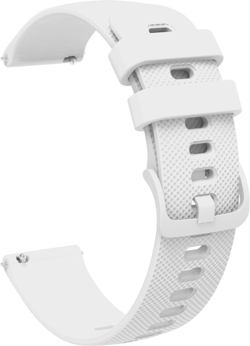 Siliconen bandje - Fossil Gen 5E 44 mm / Gen 6 44 mm / Fossil Female modellen - wit