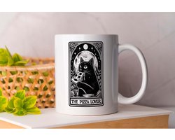Mok The Pizza Lover - Cats - Tarot - Gift - Cadeau - CatLovers - Meow - KittyLove - Katten - Kattenliefhebbers - Katjesliefde - Prrrfect