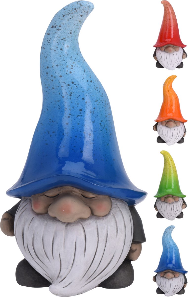 Kabouter-tuinkabouter-groen-rood-blauw-oranje