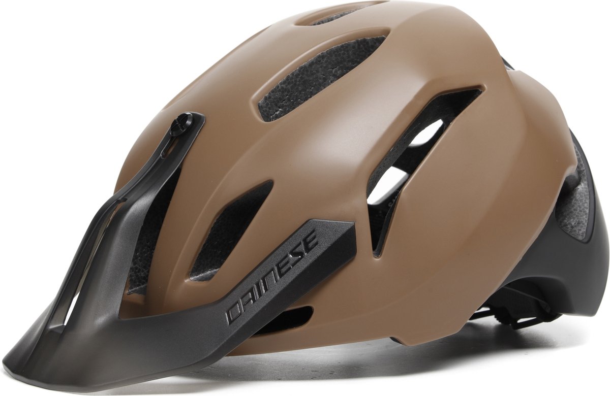 Dainese Linea 03 MTB Fietshelm - Maat M/L - Hoofdomtrek 55-58 cm - Bruin/Zwart - Fietshelm Volwassenen