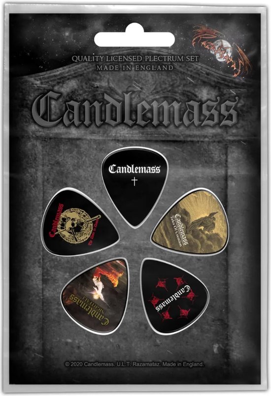 Foto: Candlemass gravestone plectrum 5 pack