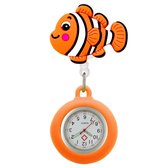 Fako® - Verpleegstershorloge - Zusterhorloge - Verpleegster Horloge - 3D Roller - Clownfish