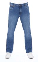 Wrangler Heren Jeans Broeken Texas Stretch regular/straight Fit Blauw 33W / 32L Volwassenen Denim Jeansbroek