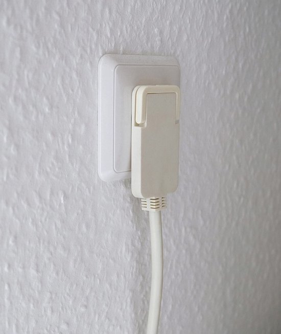 Brennenstuhl hoogwaardige kunststof-verlengkabel met platte stekker (verlengkabel plat voor binnen met kabel, stroomverlengkabel met dubbel stopcontact, 2-voudige verlengkabel) wit 5m wit