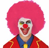 Fiestas Guirca Perruque de clown - rose - pour adultes - taille unique - cirque