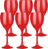 Glasmark Wijnglazen - 12x - Red collection - 300 ml - glas
