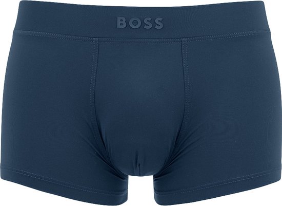HUGO BOSS trunk (1-pack) - heren boxer kort microfiber - blauw - Maat: S