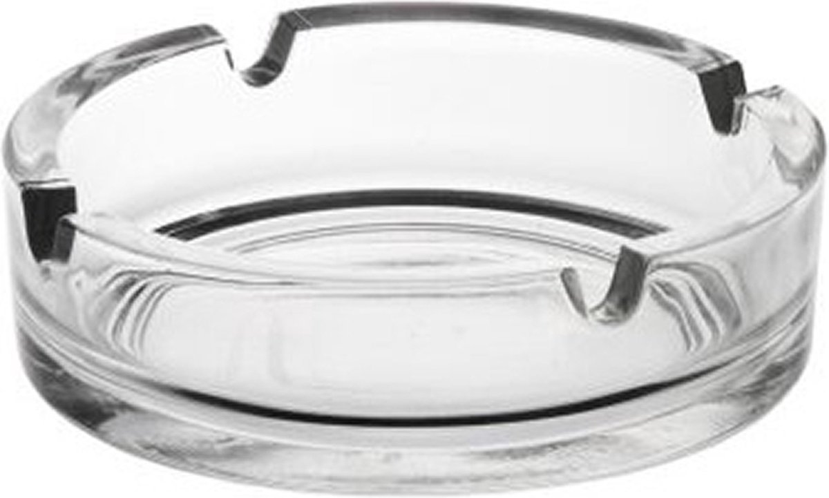 Goedkoopste Glasmark Asbak - glas - D11 cm - transparant - voor binnen en buiten