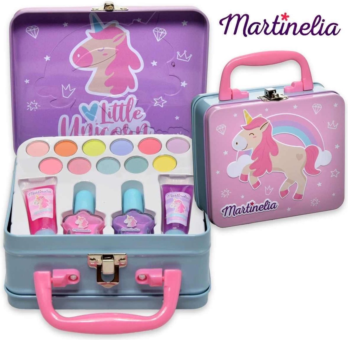 Martinelia Unicorn Medium Tin Case Set 15 Pcs