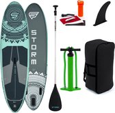 Storm - Supboard - Freeride - 10’4 - Aqua - Groen - Compleet pakket