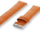 Morellato PMX086SAMBA PF Horlogebandje - Leer - Oranje - 20 mm