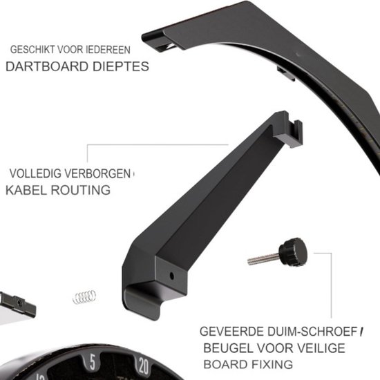 Dartbord Verlichting -Dartbord Licht van Mission — afbeelding 2