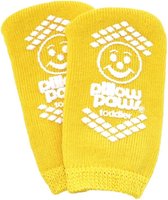 Antislip sokken ziekenhuis voor ouderen, kinderen en volwassenen , Terries - pillow Paws, geel, S (18-25)