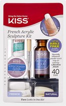 Kiss Gellak French Acrylic Kit - Kunstnagels - Hele set - Nepnagels