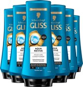 Schwarzkopf - Gliss - Aqua Revive - Conditioner - 6x200 ml - voordeelverpakking
