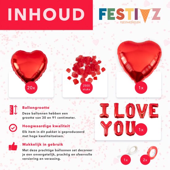DYSWTUE Valentijnsdaggeschenken, romantische I Love You-tekenbeeldjes