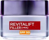 L’Oréal Paris Revitalift Filler Anti-Aging Dagcrème met Hyaluronzuur en SPF 50 - 50ml
