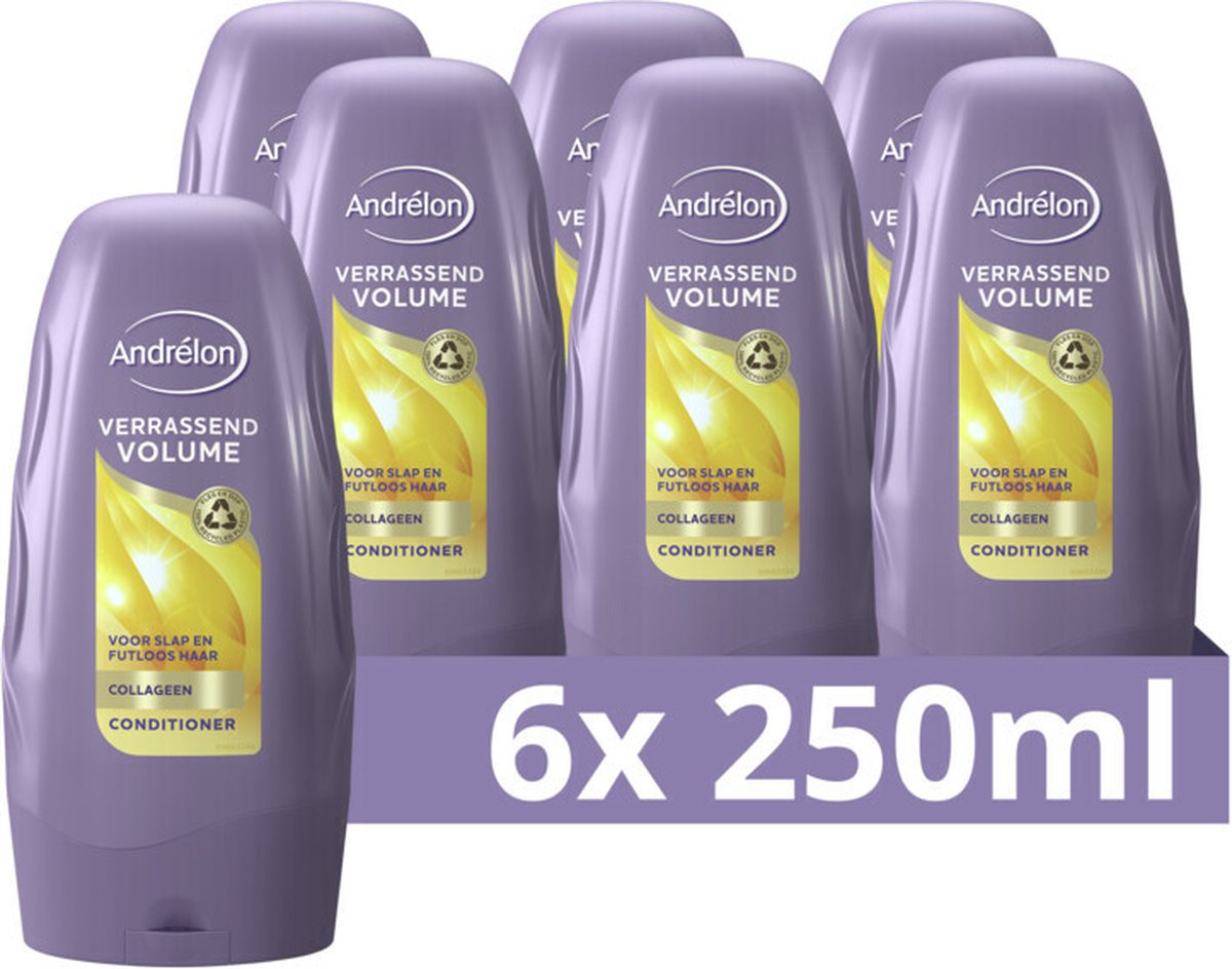 6x Andrelon Conditioner Verrassend Volume 250 ml
